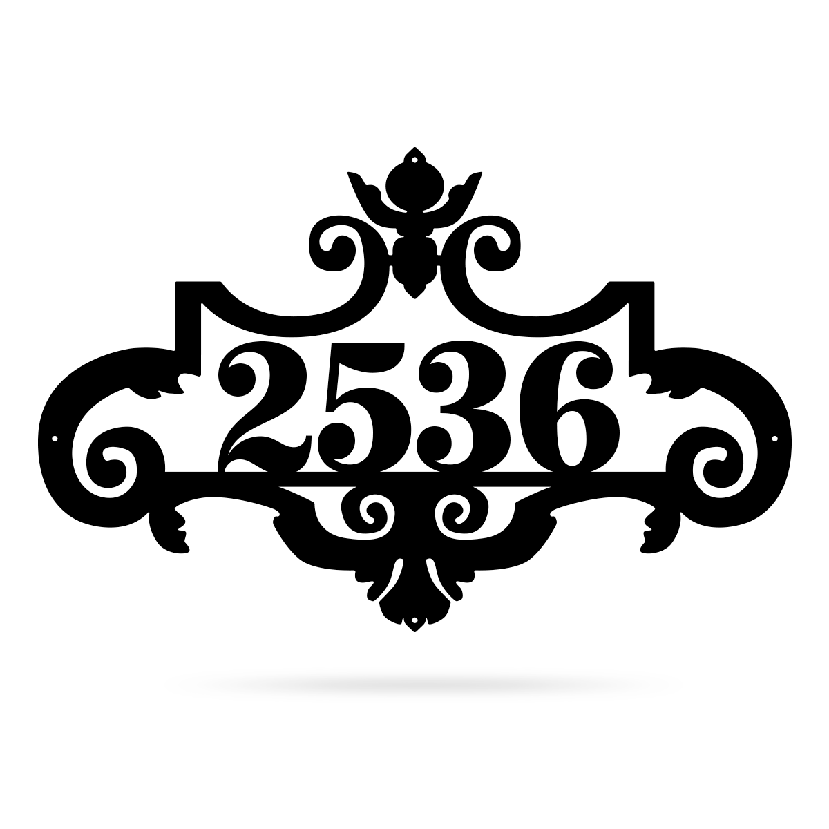 Ornate Address Monogram  - RealSteel Center