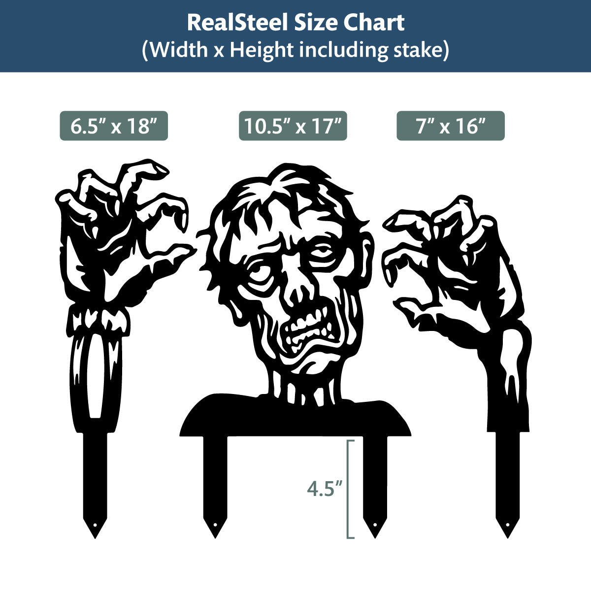 Garden Art - Zombie  - RealSteel Center