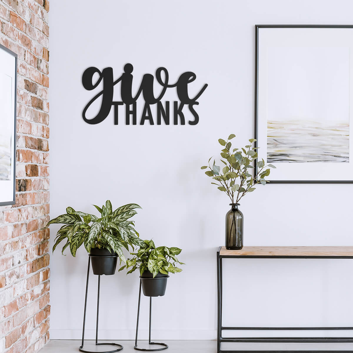 Give Thanks Wall Art  - RealSteel Center