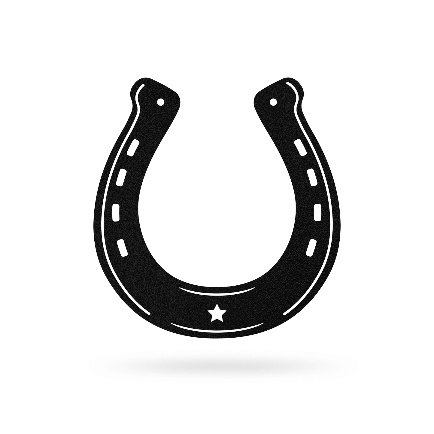 Good Luck Horseshoe 10"x9.5" / Black - RealSteel Center