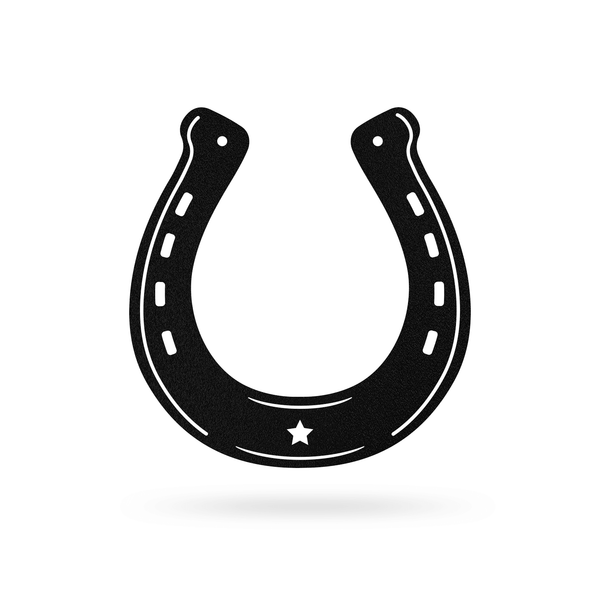 Good Luck Horseshoe 10"x9.5" / Black - RealSteel Center