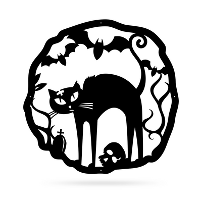 Halloween Cat Stencils