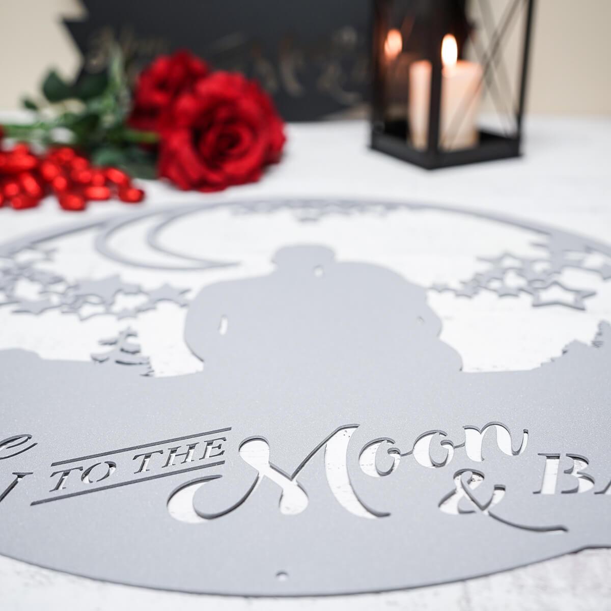 Love You To The Moon Wall Art  - RealSteel Center