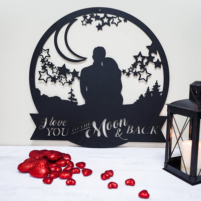 Love You To The Moon Wall Art  - RealSteel Center