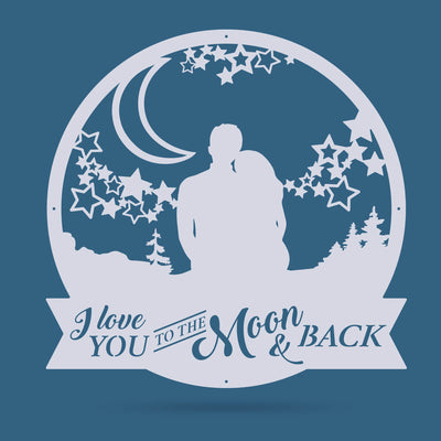 Love You To The Moon Wall Art  - RealSteel Center