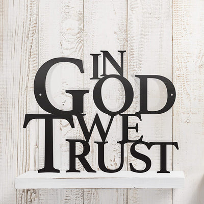 In God We Trust Wall Art  - RealSteel Center