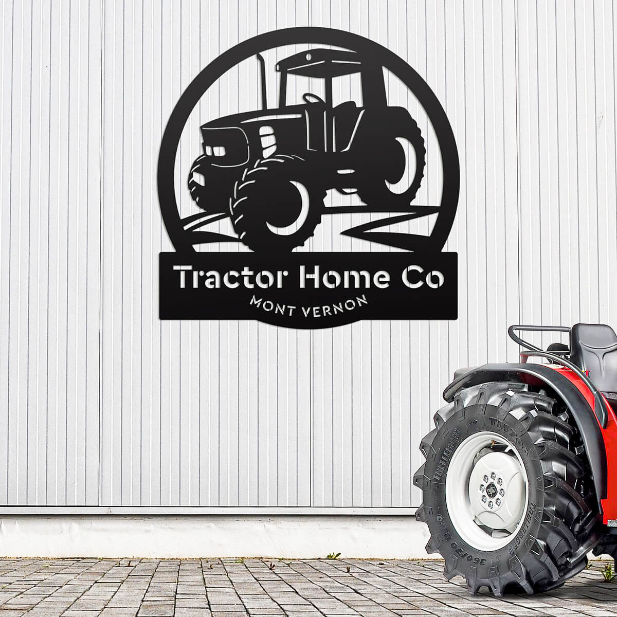 Modern Tractor Monogram  - RealSteel Center