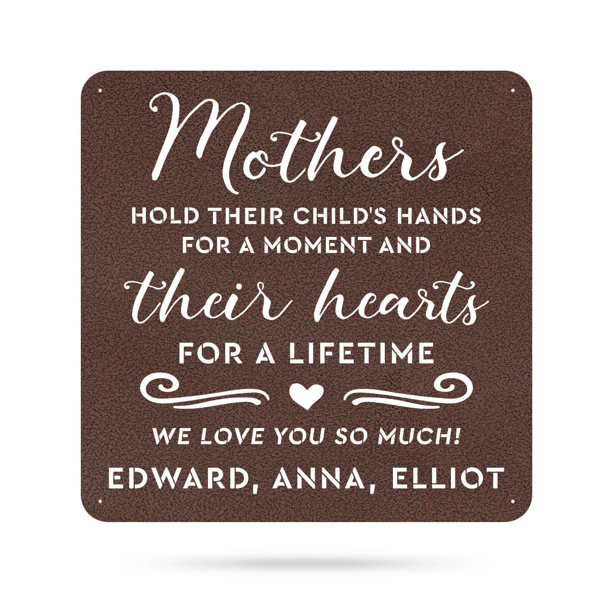 Mothers Hold Their Child's Hearts Wall Art 24" / Penny Vein - RealSteel Center