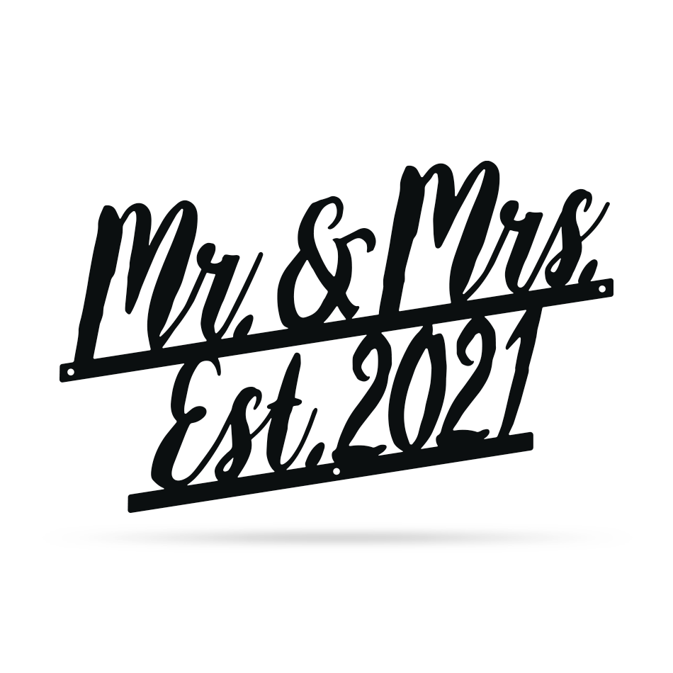 Mr and Mrs Wall Décor  - RealSteel Center