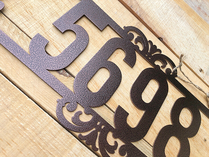 Home Number Monogram  - RealSteel Center