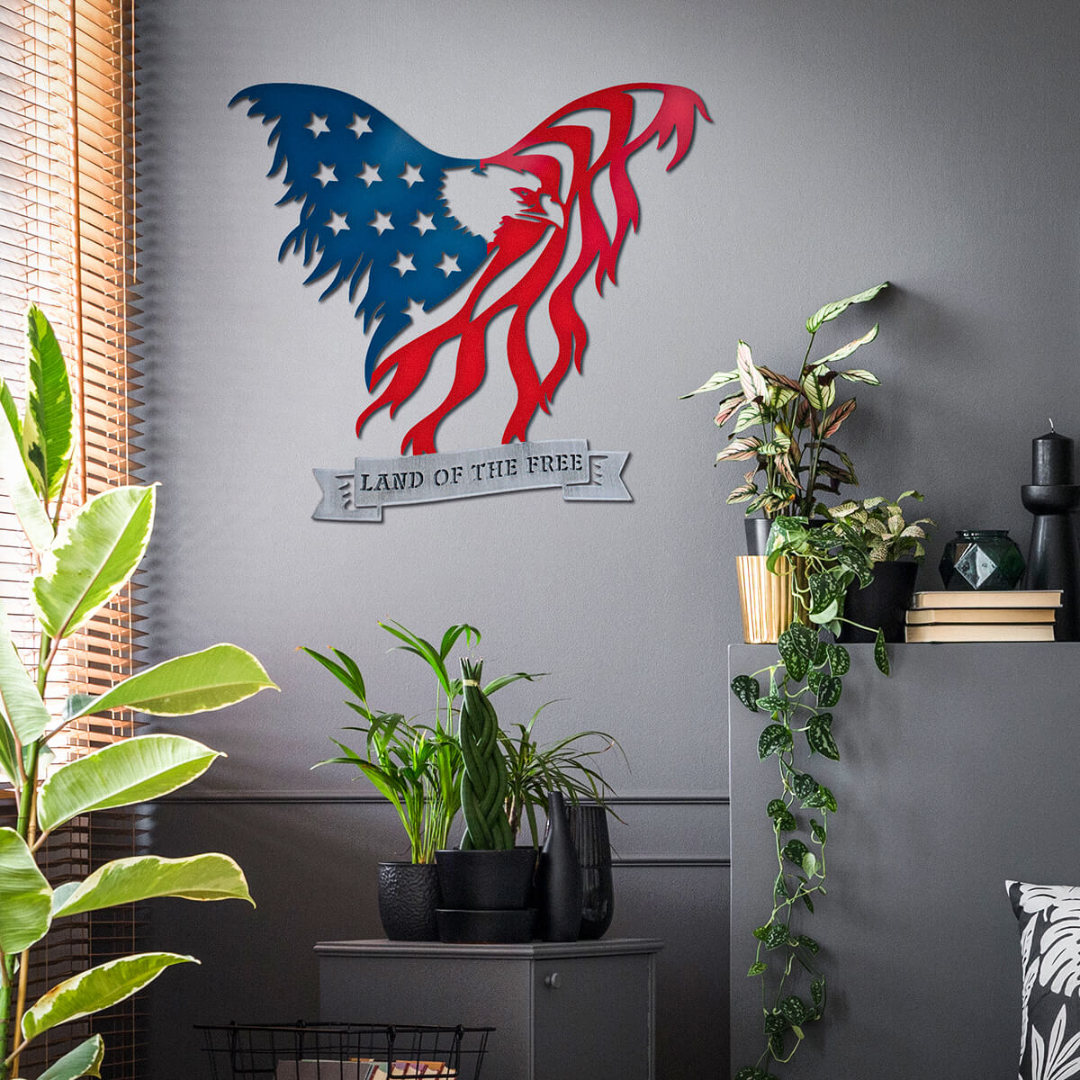 American Flag Eagle Wall Art  - RealSteel Center
