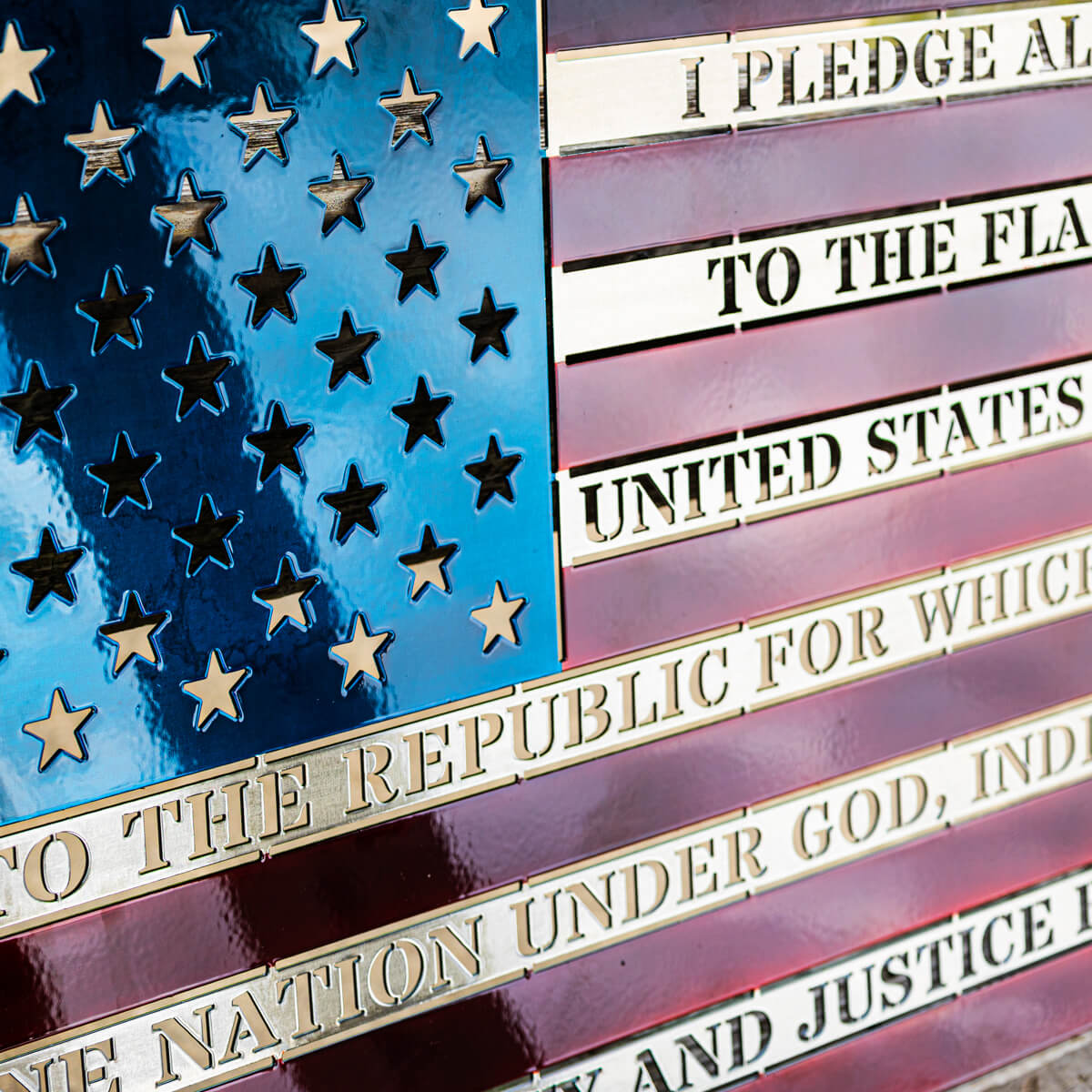 American Flag - Pledge Of Allegiance  - RealSteel Center