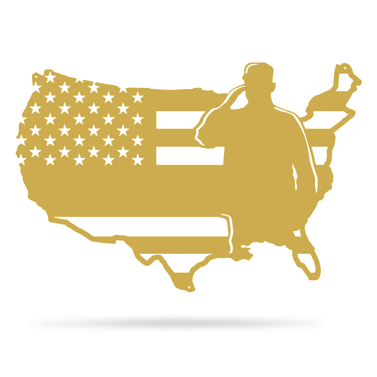 American Flag - Salute Monogram  - RealSteel Center