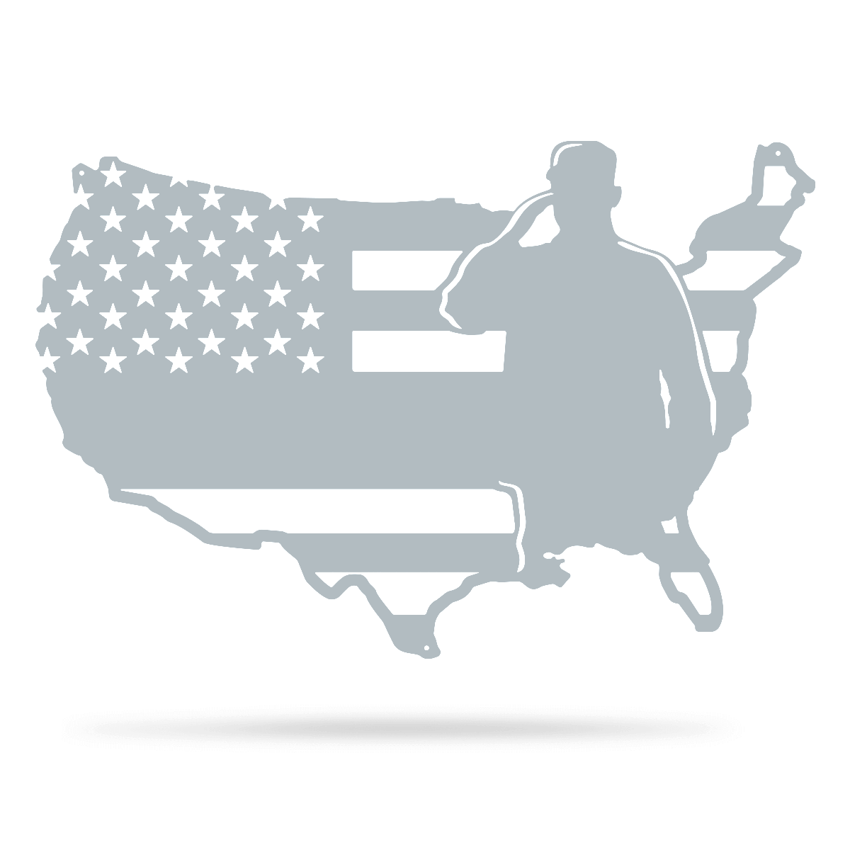 American Flag - Salute Monogram  - RealSteel Center