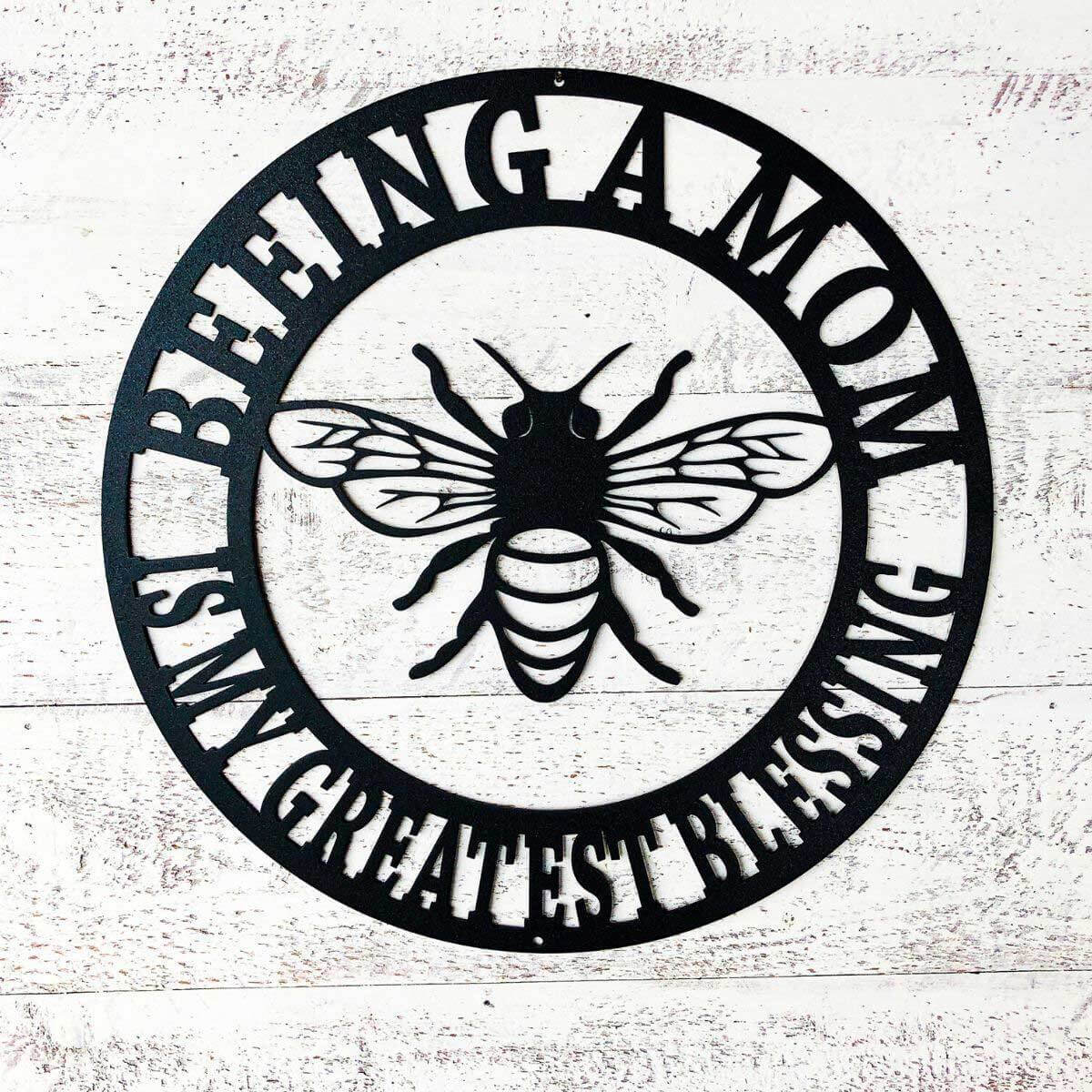 Beeing A Mom Wall Art  - RealSteel Center
