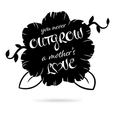 A Mothers Love Wall Art 12"x16" / Black - RealSteel Center