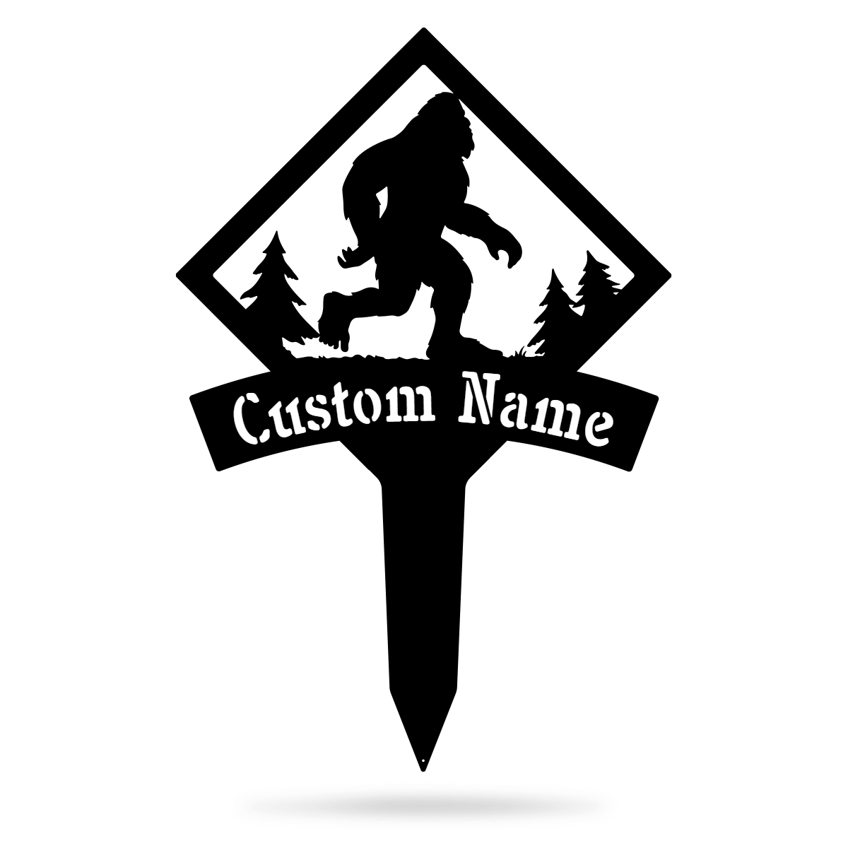 Bigfoot Monogram Yard Sign  - RealSteel Center