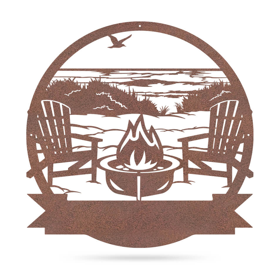 Personalized Campfire Monogram  - RealSteel Center