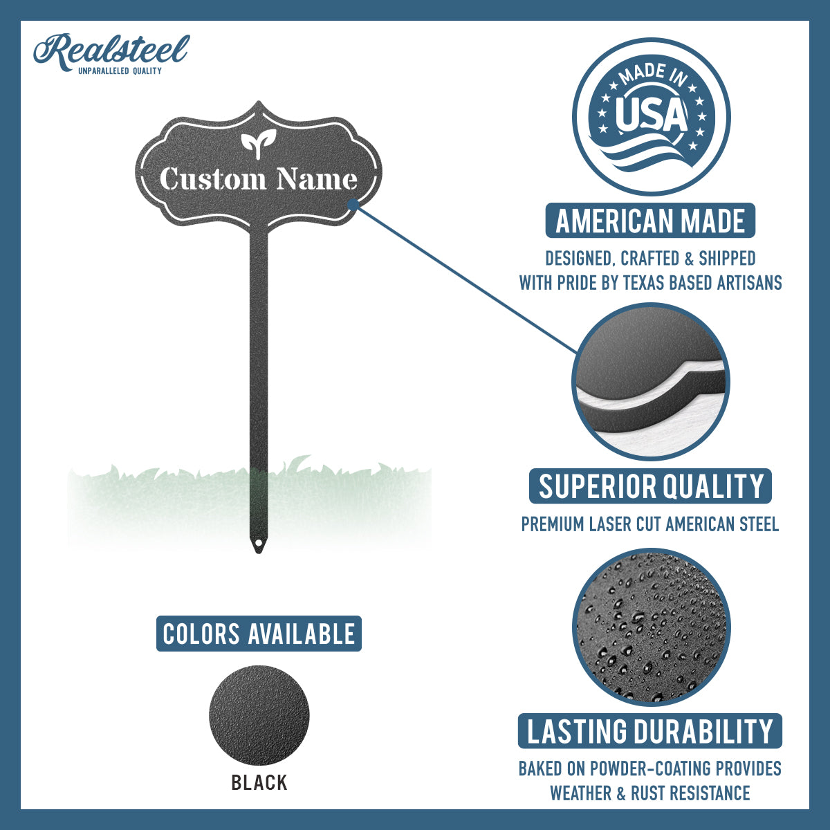 Custom Seed & Plant Markers - RealSteel Center
