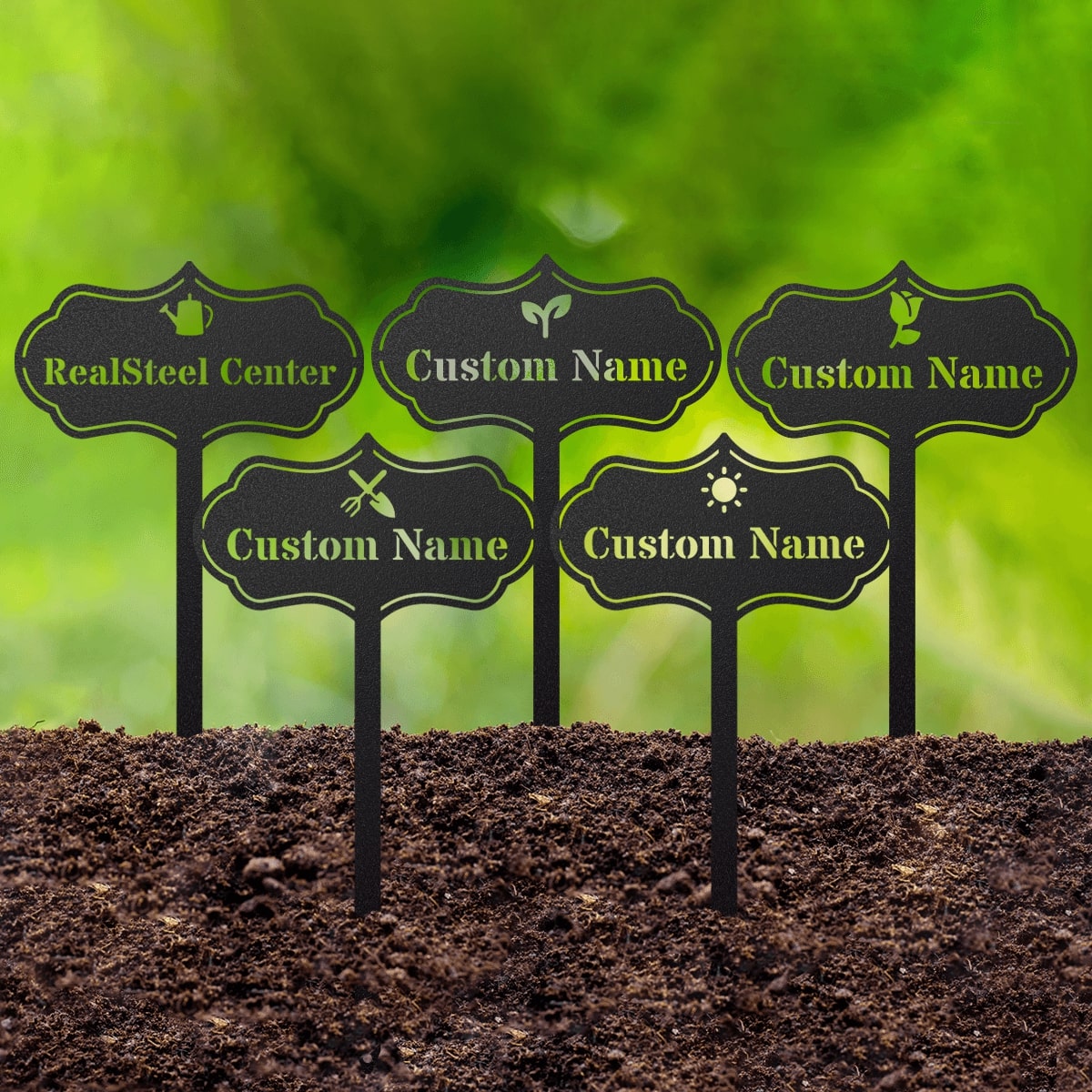 Custom Seed & Plant Markers - RealSteel Center