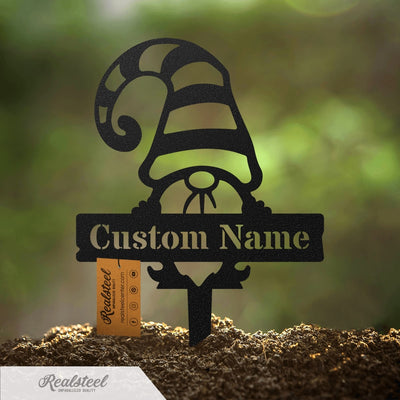 Custom Garden Gnome Plant Markers  - RealSteel Center