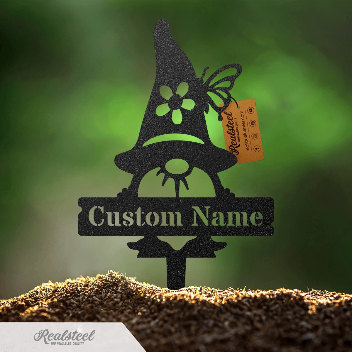 Custom Garden Gnome Plant Markers  - RealSteel Center