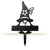 Custom Garden Gnome Plant Markers Small / Black / Type 4 - RealSteel Center