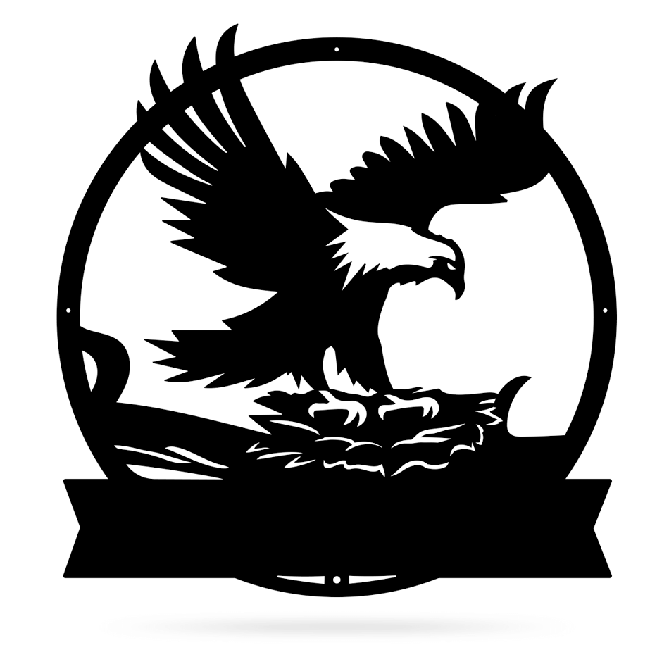 Eagle’s Nest Monogram 18" / Black - RealSteel Center