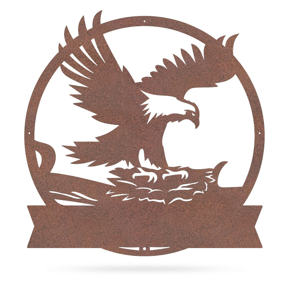 Eagle’s Nest Monogram 18" / Rust - RealSteel Center