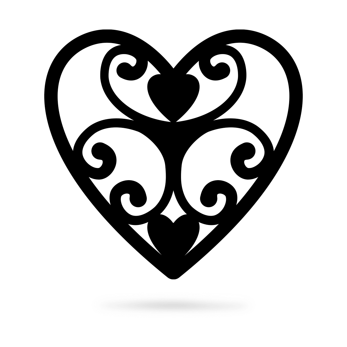 Elegant Heart Wall Art  - RealSteel Center