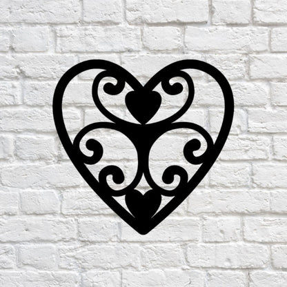 Elegant Heart Wall Art  - RealSteel Center