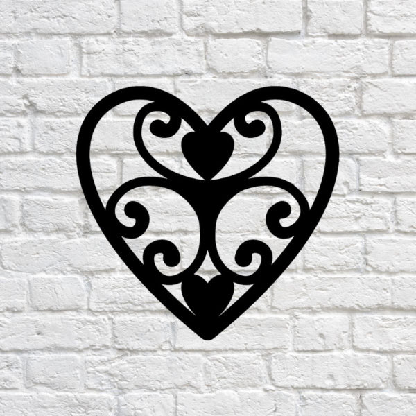 Elegant Heart Wall Art  - RealSteel Center