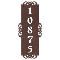 Dress Up Your Home's Entrance with Our Fancy-Vertical Number Monogram ...