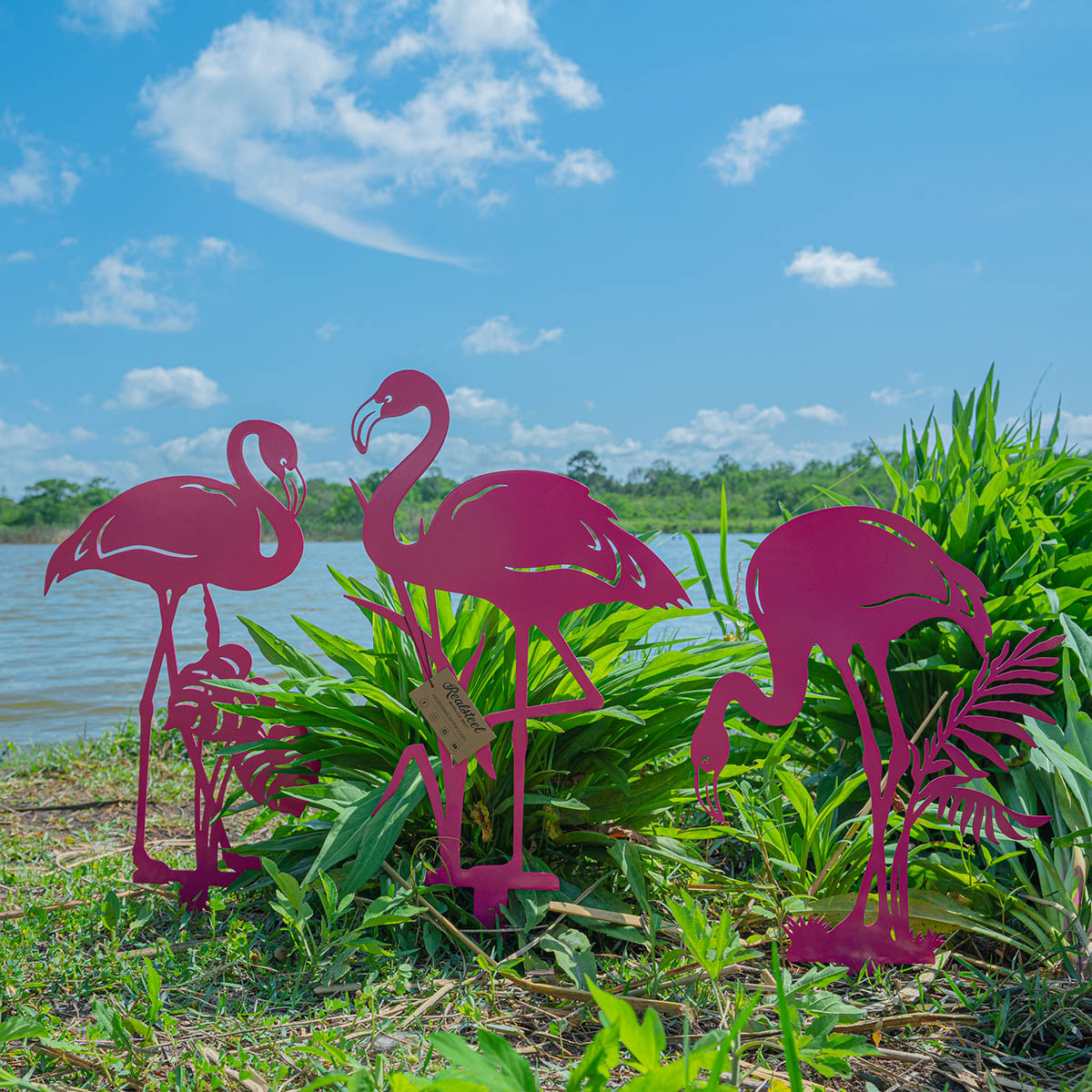 Garden Art - Flamingo 3 Pack  - RealSteel Center