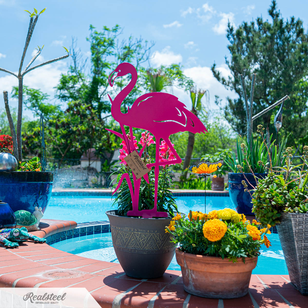 Garden Art - Flamingo 3 Pack  - RealSteel Center