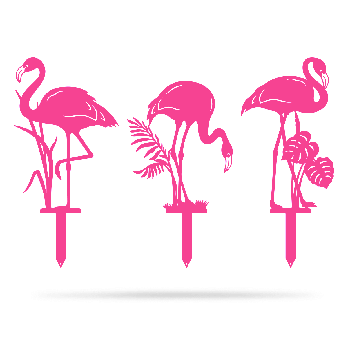 Garden Art - Flamingo 3 Pack Assorted / Pink - RealSteel Center