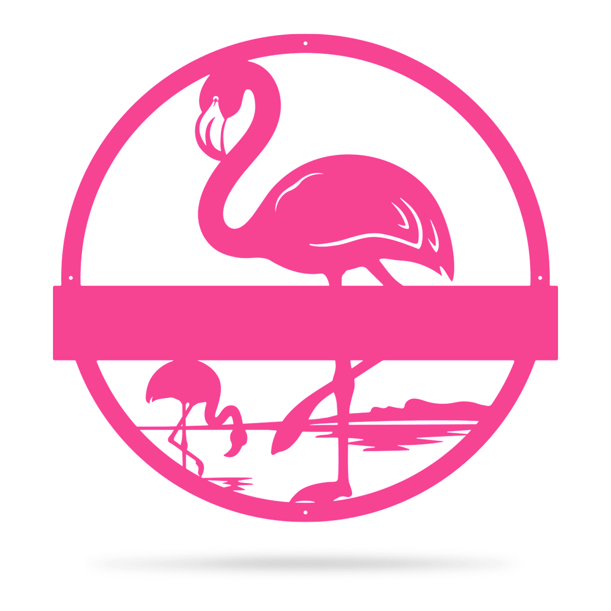 Flamingo Monogram 18" / Pink - RealSteel Center