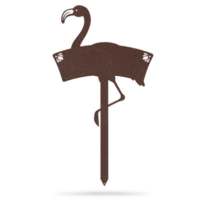 Flamingo Monogram Yard Sign 12" x 22" / Penny Vein - RealSteel Center