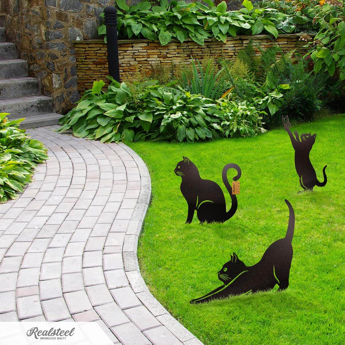 Give The Purrrrfect Cat Lovers Gift With Our Garden Art - Cats 3 Pack -  RealSteel Center