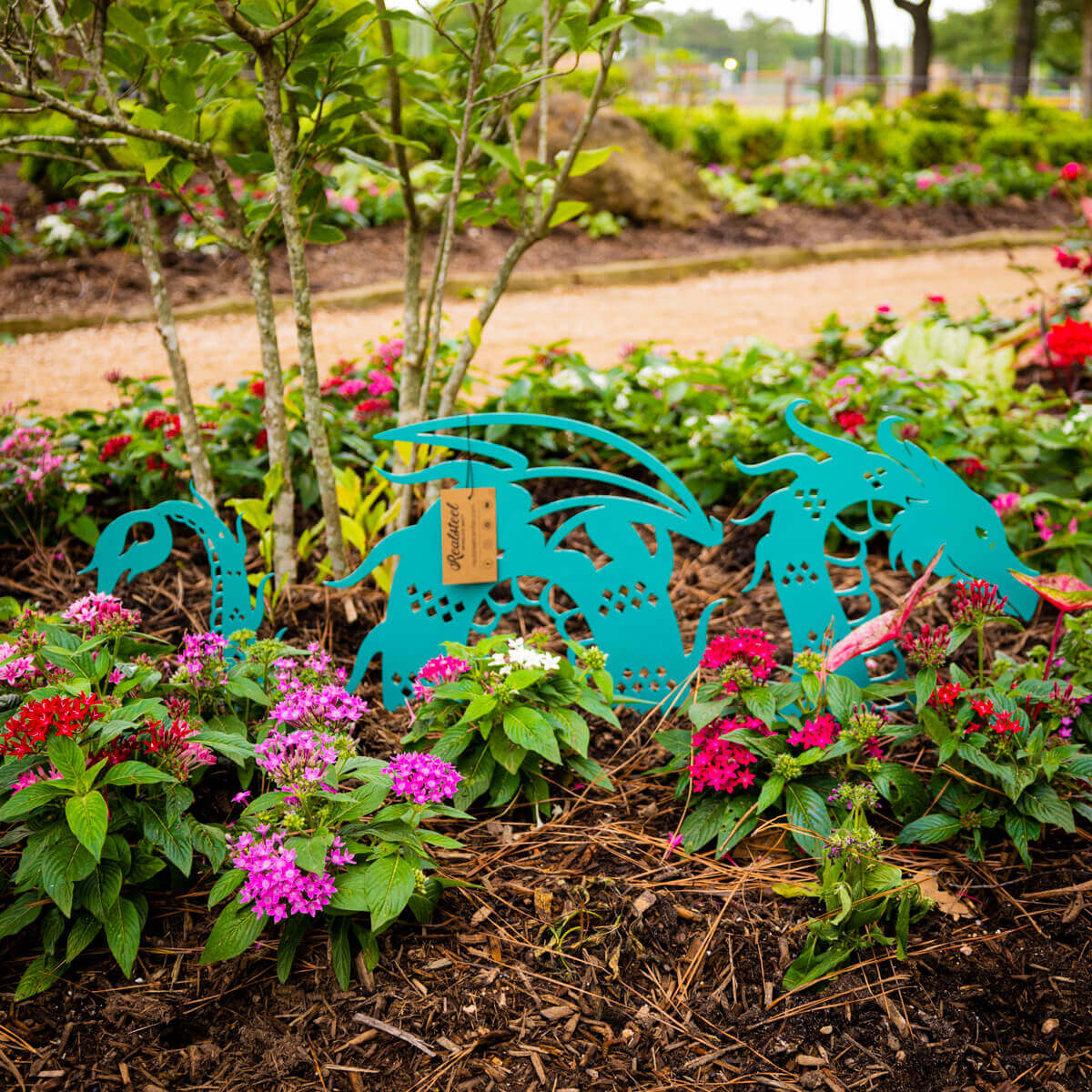 Dragons Have Nested In The Garden! RealSteel Garden Art - Dragon
