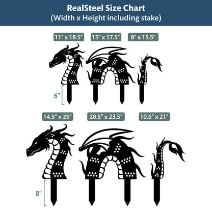 Garden Art - Dragon  - RealSteel Center