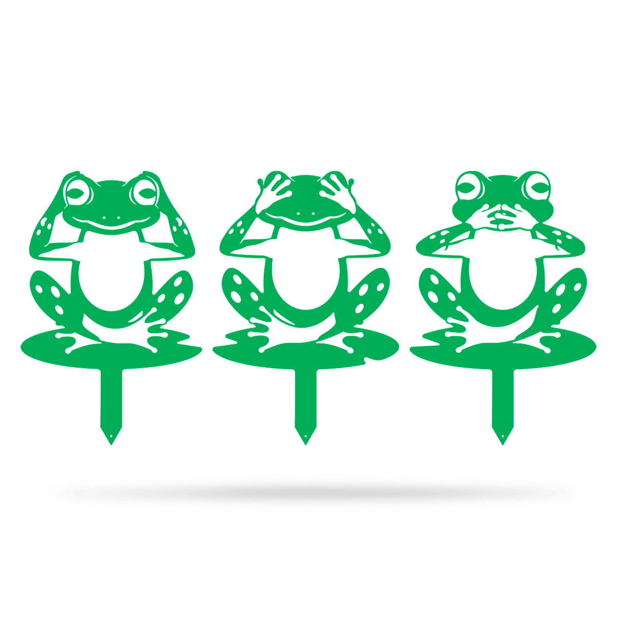 Garden Art - Frogs 3 Pack  - RealSteel Center