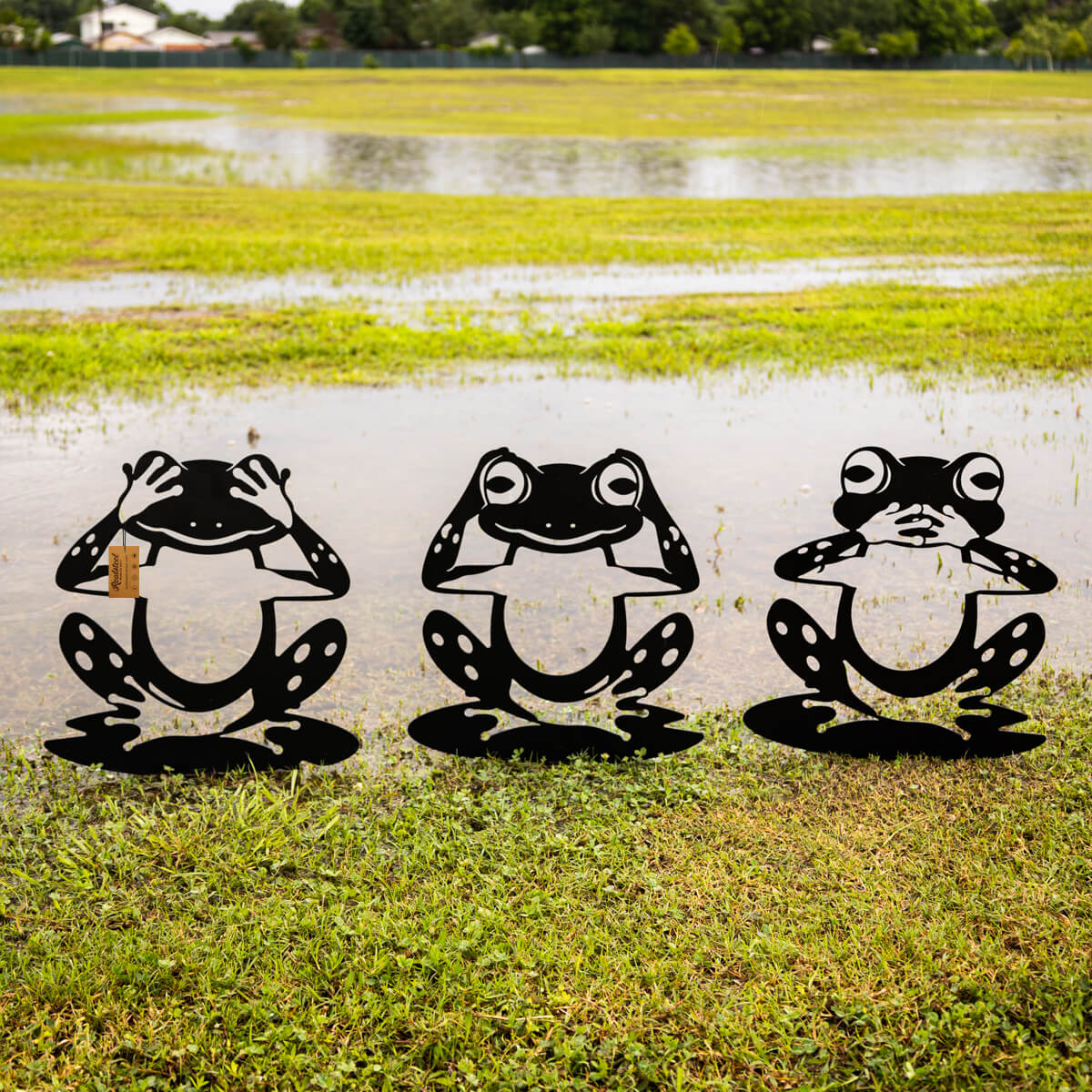 Garden Art - Frogs 3 Pack  - RealSteel Center
