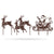 Garden Art - Santa Sleigh Set Assorted / Penny Vein - RealSteel Center