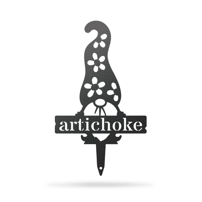 Garden Gnomes Plant Markers Small / Black / Artichoke - RealSteel Center