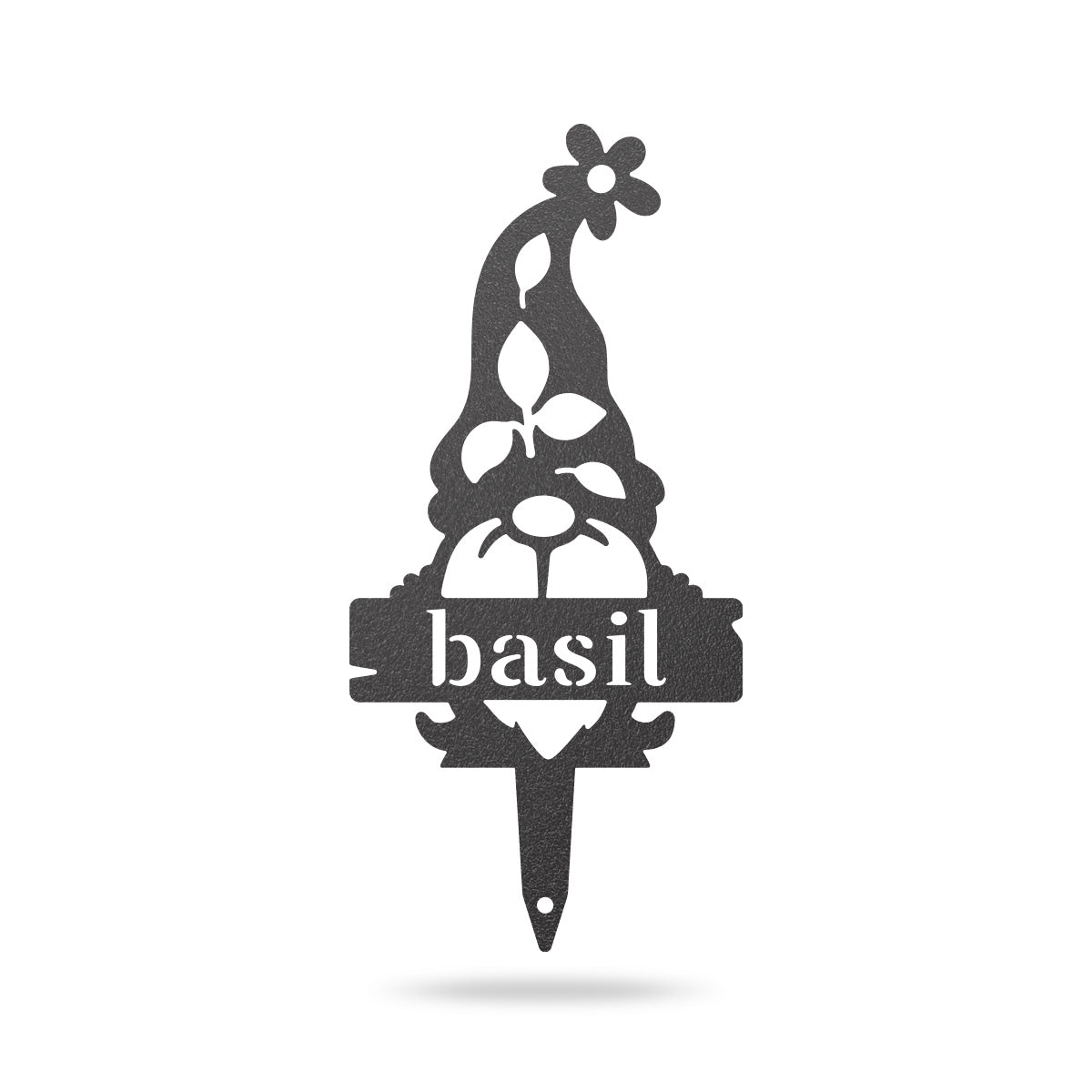 Garden Gnomes Plant Markers Small / Black / Basil - RealSteel Center