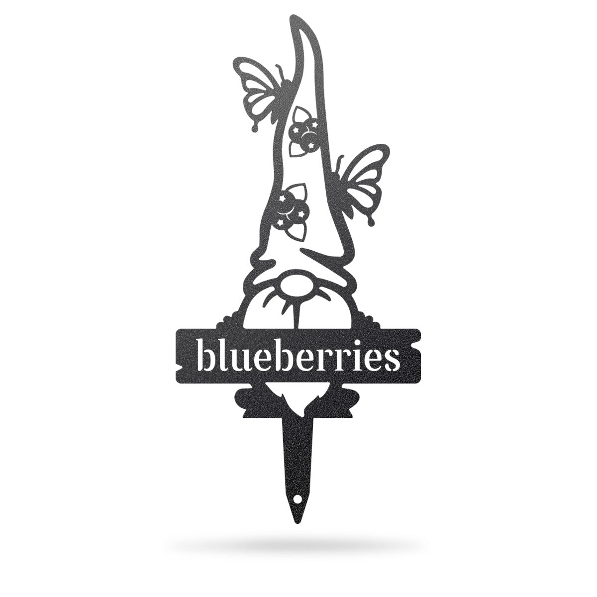 Garden Gnomes Plant Markers Small / Black / Blueberries - RealSteel Center