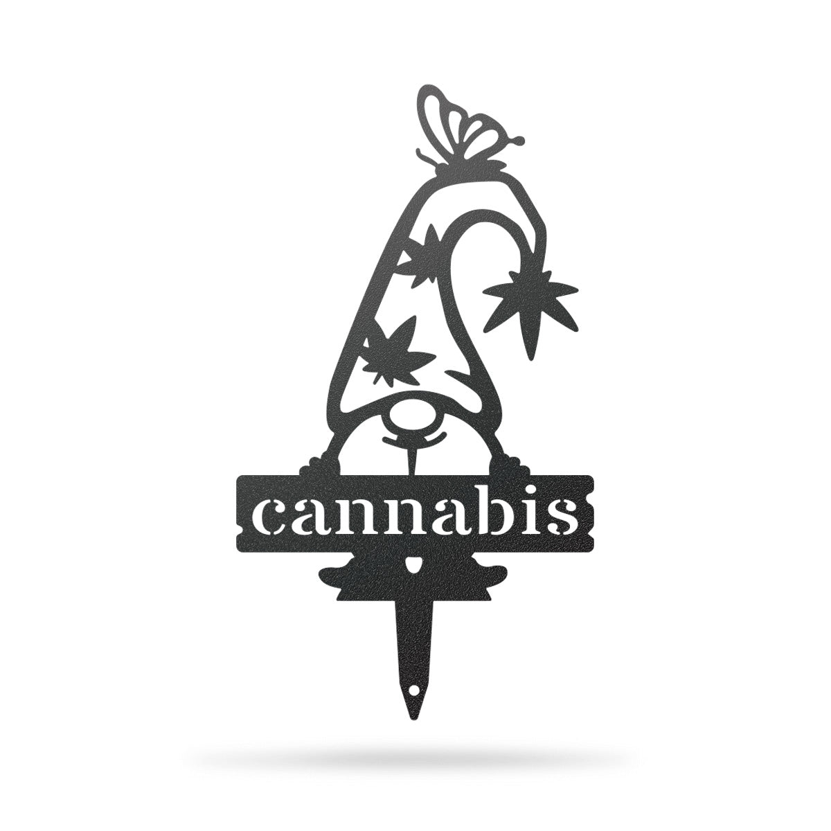 Garden Gnomes Plant Markers Small / Black / Cannabis - RealSteel Center