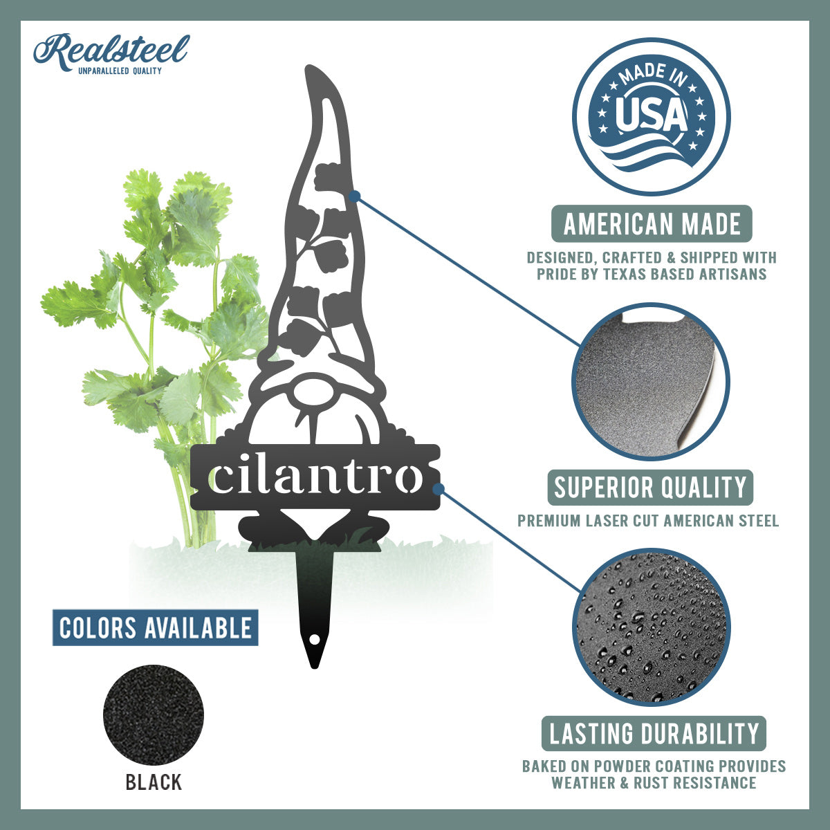 Garden Gnomes Plant Markers  - RealSteel Center