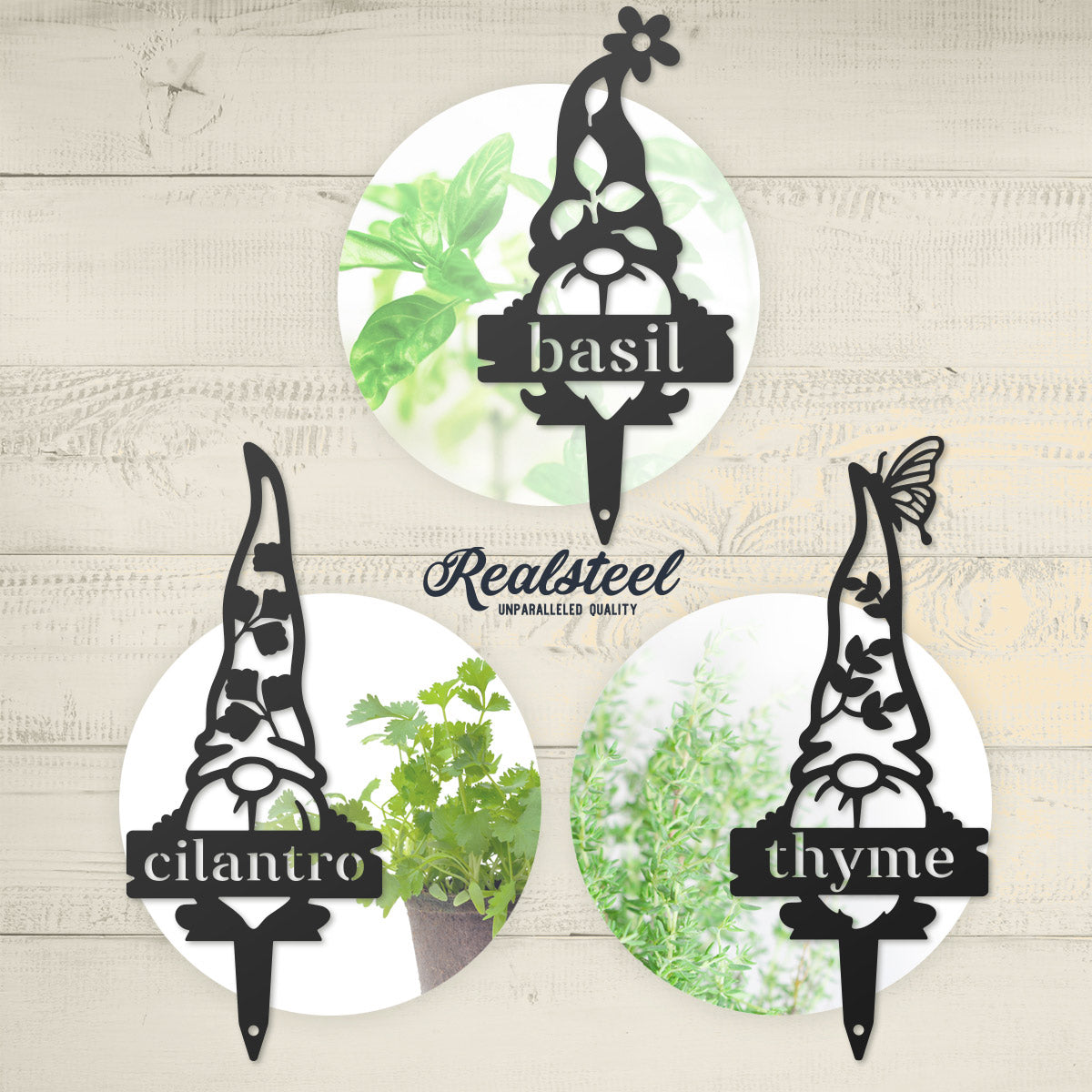 Garden Gnomes Plant Markers  - RealSteel Center